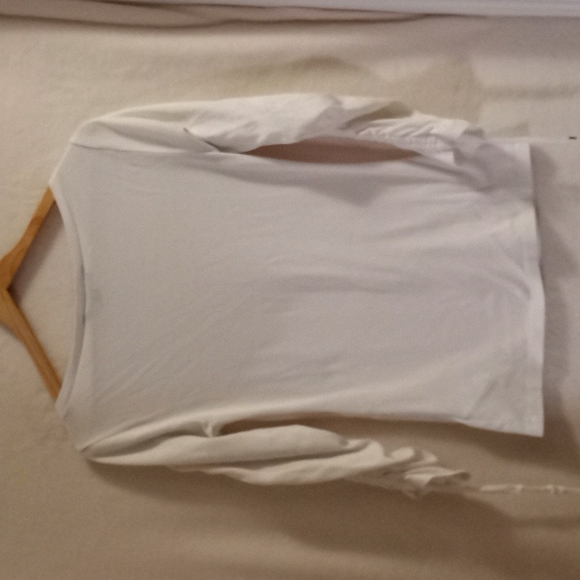 Lauren by Ralph Lauren Slim Fit 3/4 Sleeve White Shirt Small - Picture 3 of 8